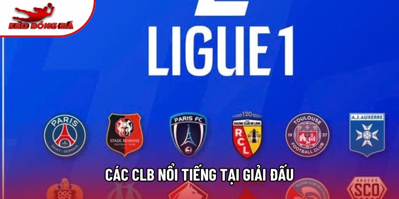 Các CLB nổi tiếng tại giải đấu