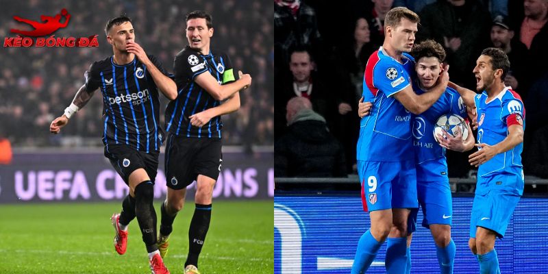 Club Brugge vs Atl Madrid sẽ tạo nên trận đấu thú vị