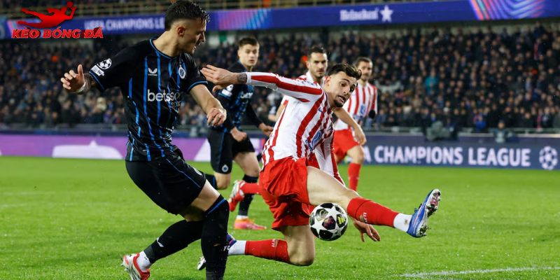Lịch sử đối đầu cân bằng giữa Atletico Madrid vs Club Brugge