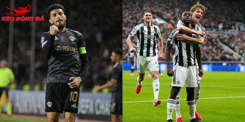 Qarabag vs Newcastle sẽ có lần đầu gặp nhau